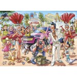 1000 pc Wasgij Puzzle Original #48 What Happens in Vegas 1000 pc Wasgij Puzzle Original #48 What Happens in Vegas